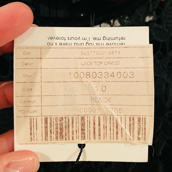 *NWT* Diffuse Lace and Velvet Bell-sleeve Jumper, Size 10. - Picture 7 of 7